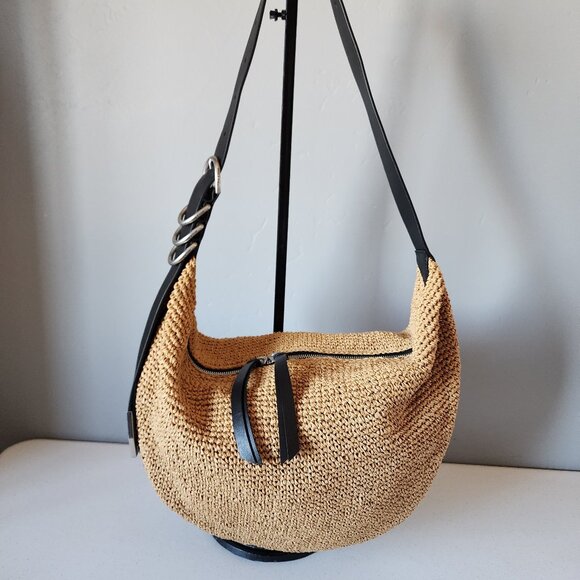 Rag & Bone Straw Hobo "EUC" - Picture 2 of 16